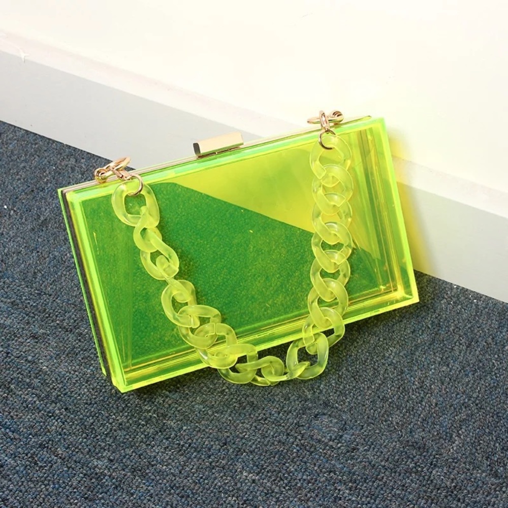 Lime Acrylic Bag